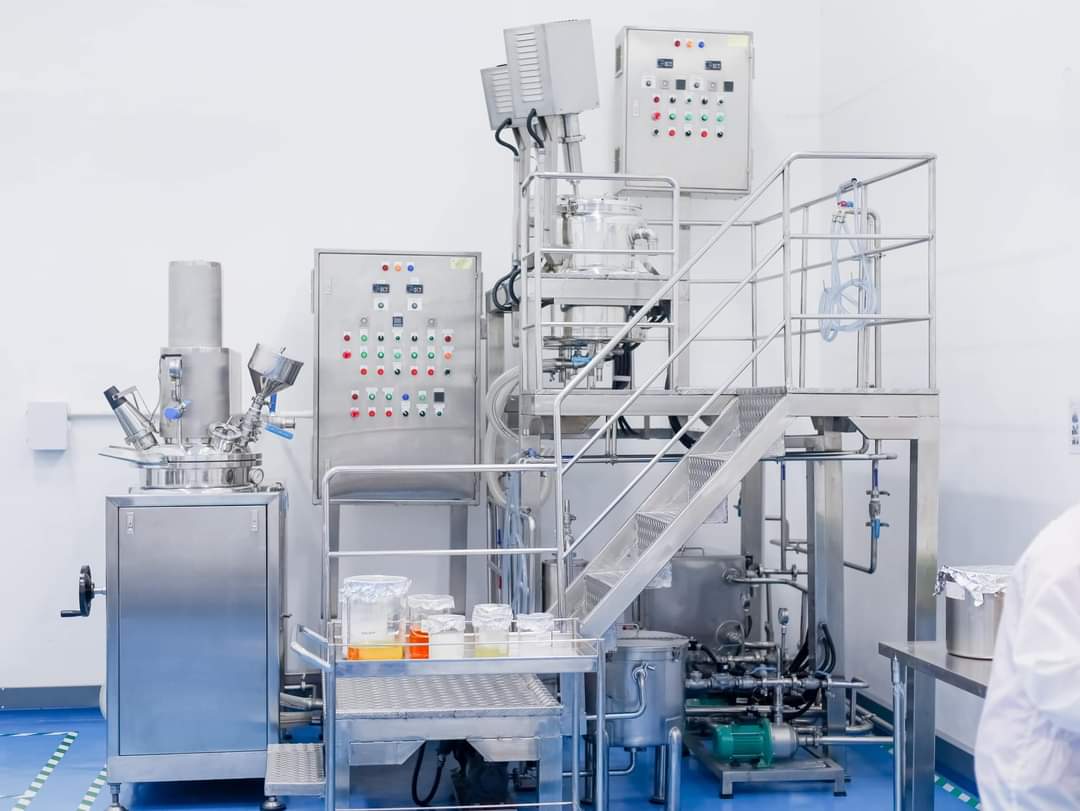 Cosmetics production floor