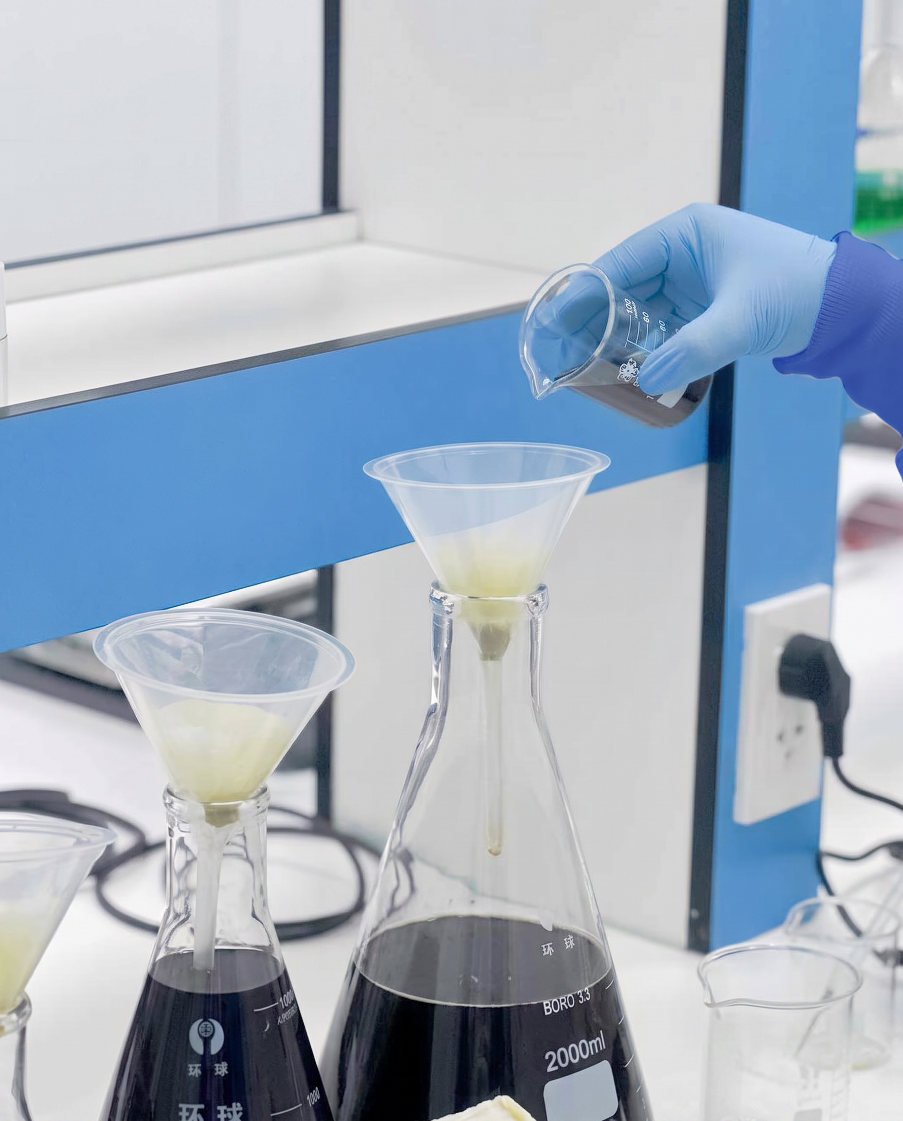 Laboratory glassware and testing